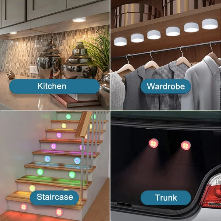 13-colour Remote Control Ambient Light Cabinet Touch Hockey Night Light, 3 Light 1 Remote Set, 6 Light 2 Remote Set