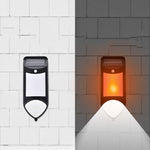 X-A18 59 LED Solar LED Flame Human Sensor Lights Garden Lights