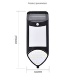 X-A18 59 LED Solar LED Flame Human Sensor Lights Garden Lights