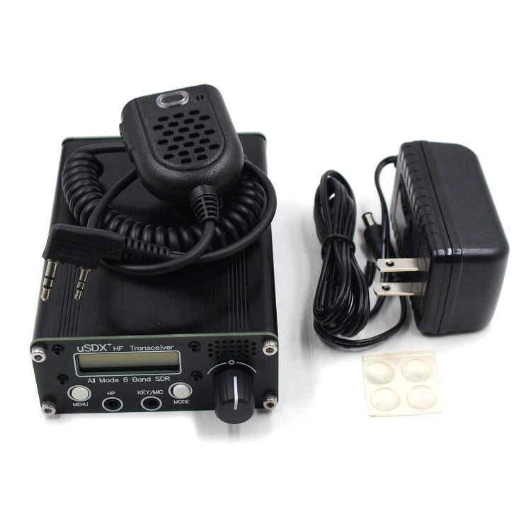 جهاز إرسال واستقبال تردد عالي SDR كامل الوضع 8 نطاقات Usdr Usdx + V2 Plus HF SSB QRP، المواصفات: قابس الاتحاد الأوروبي، قابس الاتحاد الأوروبي، قابس الولايات المتحدة