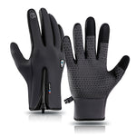 A045 Cycling Gloves Touch Screen Windproof Waterproof Sport Keep Warm Gloves, M, L, XL