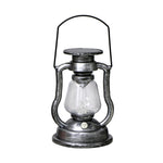 200802 Retro Solar Kerosene Lamp Shape Handheld Lamp Home Decor Flame Lamp, Bronze, Gold, Silver, Rusty, Red