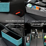 DE RAN FU Car Seat Storage Box Cup Holder Fur Citrine Phone Sundry Storage Box, 6030 Blue, 6030 Black, 6030 Grey, 6030 Brown