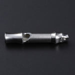 KS011 Stainless Steel Single Tube Outdoor Survivor Training High Frequency Whistle, KS011 Stainless Steel