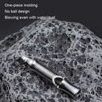 KS011 Stainless Steel Single Tube Outdoor Survivor Training High Frequency Whistle, KS011 Stainless Steel