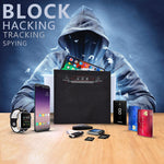 Rolled Edge Cell Phone Tablet RFID Privacy Protection Bag Car Key Signal Shielding Bag, Rolled Edge  9.5 x 9.75 inch