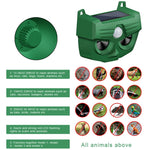 RC-543 Outdoor Solar Dog Repellent Infrared Ultrasonic Animal Bird Repellers, RC-543