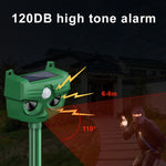 RC-543 Outdoor Solar Dog Repellent Infrared Ultrasonic Animal Bird Repellers, RC-543