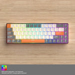 لوحة مفاتيح ميكانيكية للألعاب ZIYOU LANG T8 بعدد 68 مفتاح مع إضاءة RGB، طول الكابل: 1.5 متر، النمط: نسخة T8 ميكرو لايت بمحور أخضر