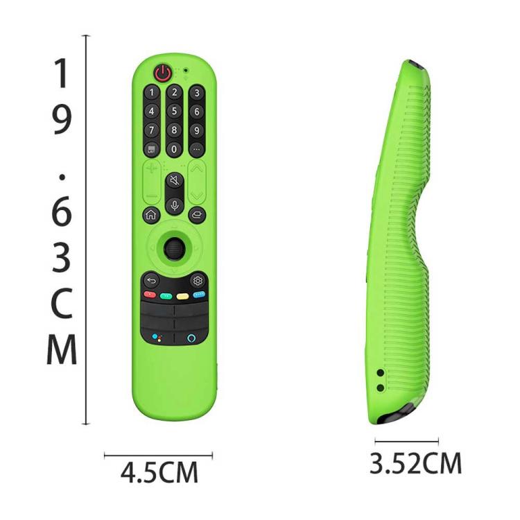 For LG An-MR21GC / AN-MR21N / AN-MR21GA TV Remote Control Silicone Protective Case, Y36 Luminous Green, Y36 Black, Y36 Blue, Y36 Red, Y36 Luminous Blue
