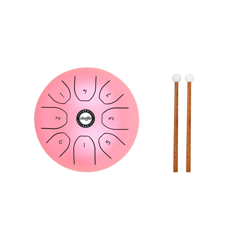 Shuffle SD-5 5.5 Inch Steel Tongue Carefree Empty Drum Percussion Instrument, Shuffle Yellow, Shuffle Pink, Shuffle Purple, Shuffle Green