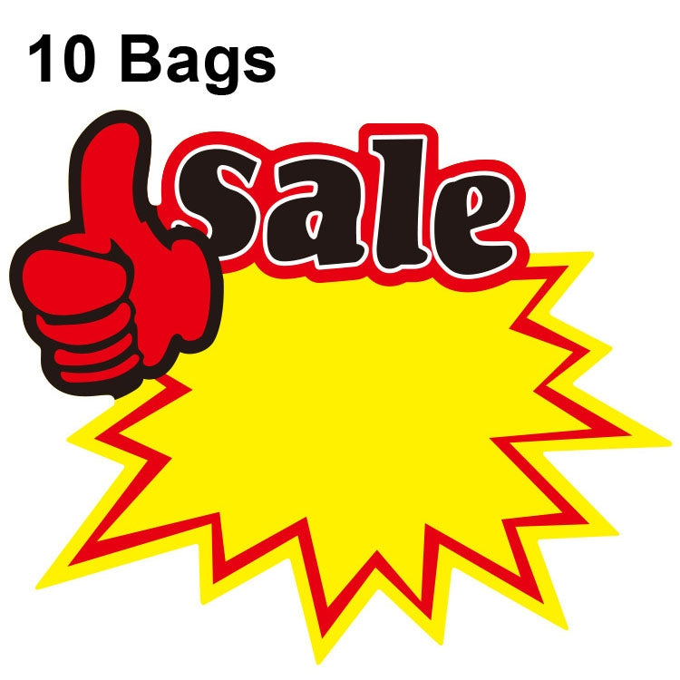 10 bags 21x15cm Explosion Sticker Product Price Tag Supermarket Price Label, WM201, WM202, WM203, WM205, WM206, WM207, WM208, WM209, WM210, WM211, WM212, WM213