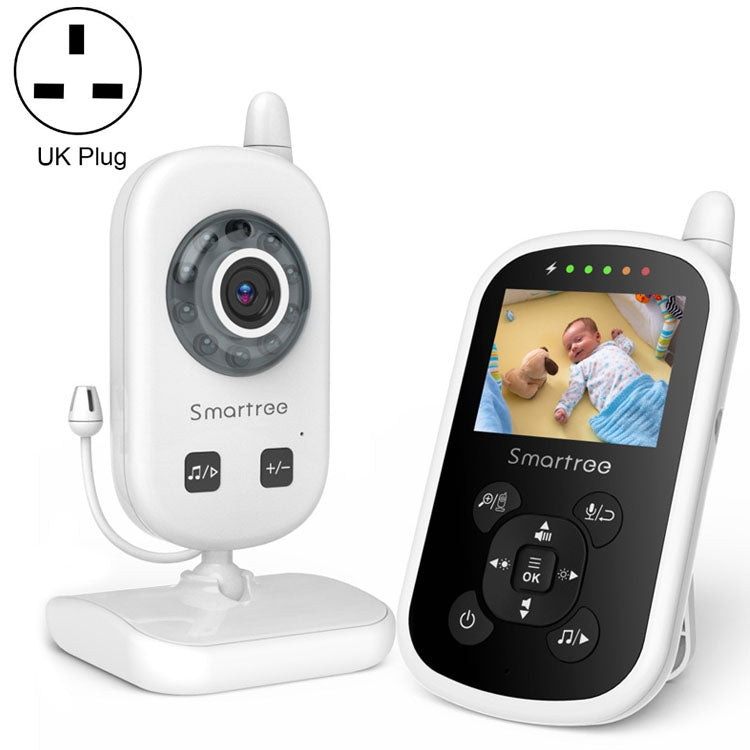 UU24 2.4 Inch Wireless Baby Monitor Camera Temperature Monitor 2 Way Audio VOX Lullaby, UU24 EU Plug, UU24 UK Plug, UU24 US Plug