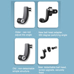 2 PCS ST-06 Basic Strap Mount Surface Buckle for GoPro Hero11 Black / HERO10 Black /9 Black /8 Black /7 /6 /5 /5 Session /4 Session /4 /3+ /3 /2 /1, DJI Osmo Action and Other Action Cameras, Centered Shoot Adapter(2 PCS)