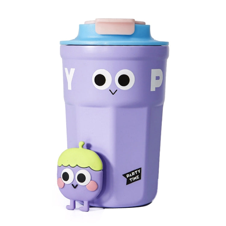 Cartoon Thermal Insulation Cup 316 Stainless Steel Coffee Mug Water Cup, Capacity:, 400ml Pink, 400ml Light Green, 400ml White, 400ml Purple