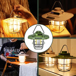 LY02 LED Retro Lantern Hand Tent Lamp USB Charging Camping Light, LY02 White, LY02 Black, LY02 Green