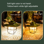 LY02 LED Retro Lantern Hand Tent Lamp USB Charging Camping Light, LY02 Black, LY02 Green, LY02 White