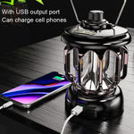 LH-B46 LED Retro Tent Light Convenient USB Charging Camping Light, LH-B46 White, LH-B46 Green, LH-B46 Black