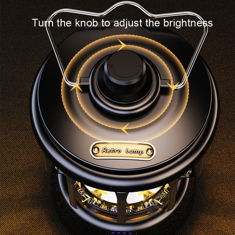 LH-B46 LED Retro Tent Light Convenient USB Charging Camping Light, LH-B46 White, LH-B46 Green, LH-B46 Black