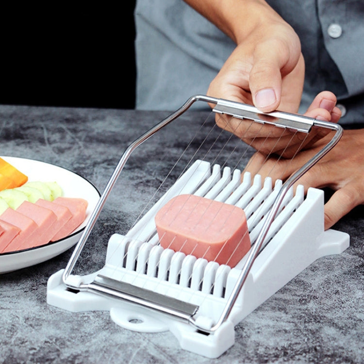 JA-958 Lunch Meat Ham Slicer Household Fruit Cutter Banana Sliced Kitchen Egg Cutter, JA-958 Ham Slicer (Yellow), JA-958 Ham Slicer (White)