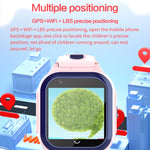 DF70 1.4 Inch 4G GPS + WIFI + LBS Positioning Children Calling Watch With SOS Function, Pink, Blue, Black