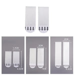 Picture Hanging Strips Hook and Loop Tape Picture Hanger 9.5x2cm, 4.5x1.7cm, 9.5x2cm