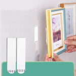 Picture Hanging Strips Hook and Loop Tape Picture Hanger 9.5x2cm, 4.5x1.7cm, 9.5x2cm