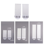 Picture Hanging Strips Hook and Loop Tape Picture Hanger 9.5x2cm, 4.5x1.7cm, 7x2cm, 9.5x2cm