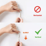 Picture Hanging Strips Hook and Loop Tape Picture Hanger 9.5x2cm, 4.5x1.7cm, 7x2cm, 9.5x2cm