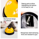 寵物玩具訓練叫晚餐小鈴鐺腳印圈 狗玩具, 3個寵物鈴鐺黃色, 3個寵物鈴鐺紅色, 3個寵物鈴鐺粉色, 3個寵物鈴鐺白色, 3個寵物鈴鐺皇家藍