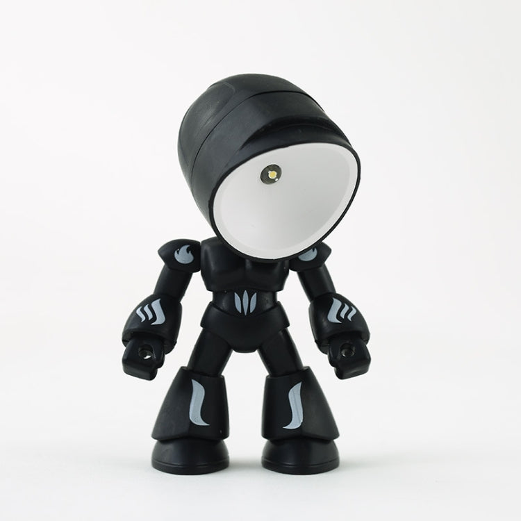 9622 LED Mini Foldable Cartoon Policeman Night Light Desktop Magnetic Desk Lamp, 9622 (Red), 9622 (Black), 9622 (Yellow), 9622 (Green), 9622 (Blue), 9622 (White)