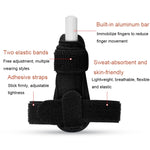 011 Finger Joint Strap Finger Dislocation Sprain Support Strap Tendon Rupture Splint, 011(Black)