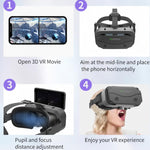 نظارات الواقع الافتراضي VRSHINECON G13 للأفلام والألعاب ثلاثية الأبعاد على الهاتف المحمول، G13