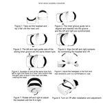 For Oculus Quest 2 VR SHINECON OS01 Adjustable All -In -One Head Strap VR Accessories, OS01 Head Strap
