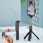 عصا سيلفي بلوتوث قابلة للطي وتدور 360 درجة محمولة، المواصفات: P20S 72 سم، P20S-1 74 سم، P20H 102 سم، P20H-1 102 سم