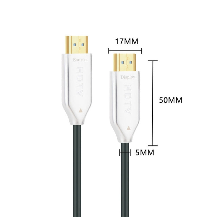 2.0 Version HDMI Fiber Optical Line 4K Ultra High Clear Line Monitor Connecting Cable, Length:, 10m