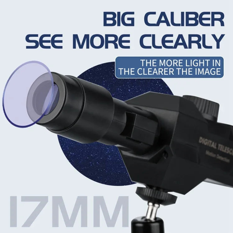 W007 WIFI Digital Telescope 70X Wireless Motion Detection Monitor Monocular With Metal Tripod, 70X
