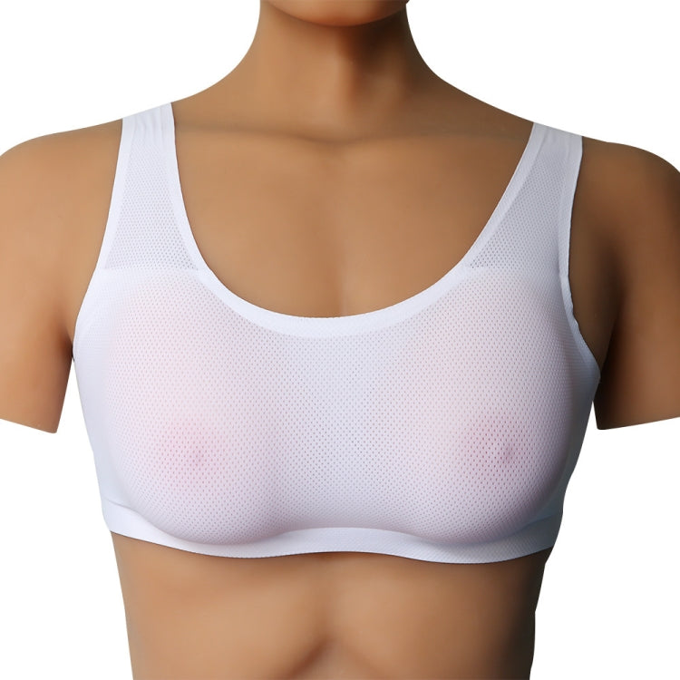 CD Crossdressing Silicone Fake Breast Vest Underwear, AA+XS 400g, A+S 500g, B+M 600g, C+L 800g, D+XL 1000g, DD+XXL 1200g, E+XXXL 1400g, EE+XXXXL 1600g