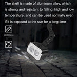 طقم مصابيح دراجة USB قابلة للشحن للركوب في الهواء الطلق LED، النمط: ضوء أمامي، ضوء خلفي، ضوء أمامي + ضوء خلفي