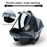 Baby Safety Seat Rain Cover Transparent EVA Stroller Baby Carriage Rain Cover, Rain Cover