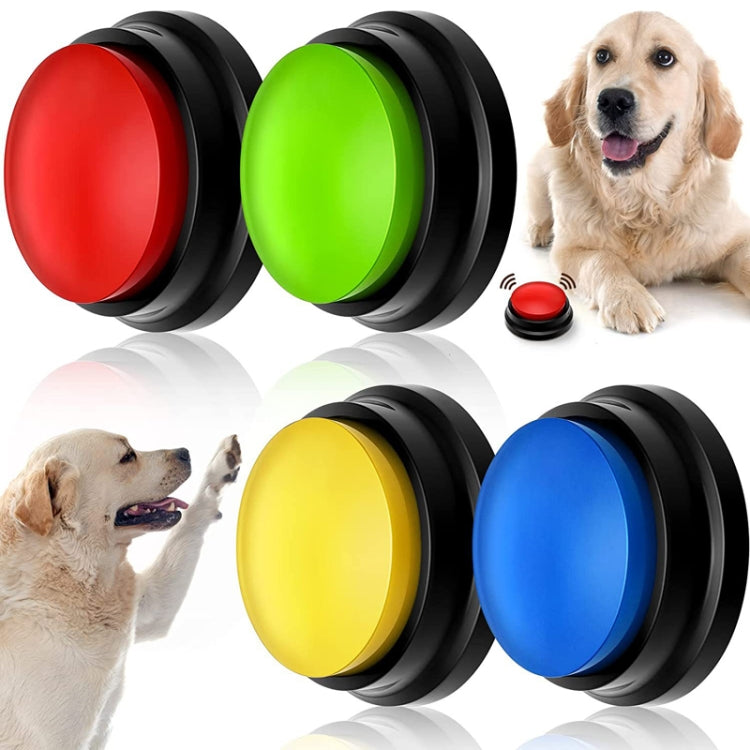 Pet Communication Button Dog Vocal Box Recording Vocalizer, Style: Recording Model, White, Dark Blue, Light Blue, Green, Purple, Red, Orange, Rose Red, Pink, Yellow, Lake Blue