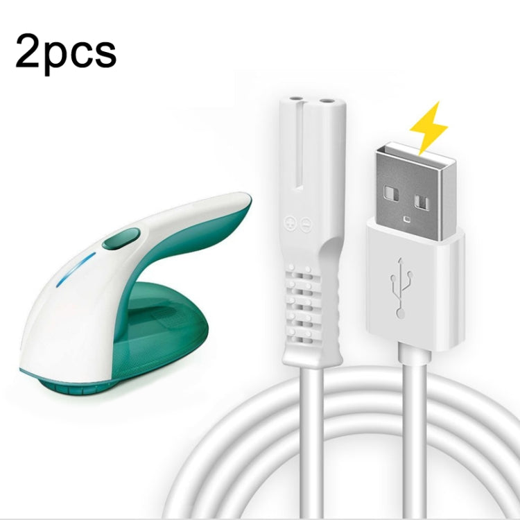 كابل شحن USB عدد 2 لجهاز قص كرات الشعر فيليبس كونفو سوبر، عدد 2 لجهاز قص كرات الشعر فيليبس