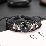 Twelve Constellations Multilayer Beaded Cowhide Bracelet, Style: Virgo Ordinary, Bracelet Scorpio Luminous, Bracelet Pisces Ordinary, Bracelet Cancer Luminous, Bracelet Leo Luminous, Bracelet Virgin Luminous, Bracelet Gemini Luminous                   ...