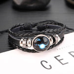 Twelve Constellations Multilayer Beaded Cowhide Bracelet, Style: Virgo Ordinary, Bracelet Scorpio Luminous, Bracelet Pisces Ordinary, Bracelet Cancer Luminous, Bracelet Leo Luminous, Bracelet Virgin Luminous, Bracelet Gemini Luminous                   ...