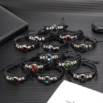 Twelve Constellations Multilayer Beaded Cowhide Bracelet, Style: Virgo Ordinary, Bracelet Scorpio Luminous, Bracelet Pisces Ordinary, Bracelet Cancer Luminous, Bracelet Leo Luminous, Bracelet Virgin Luminous, Bracelet Gemini Luminous                   ...