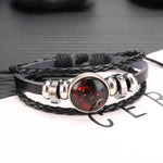 Twelve Constellations Multilayer Beaded Cowhide Bracelet, Style: Virgo Ordinary, Bracelet Scorpio Luminous, Bracelet Pisces Ordinary, Bracelet Cancer Luminous, Bracelet Leo Luminous, Bracelet Virgin Luminous, Bracelet Gemini Luminous                   ...