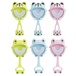 S8 2pcs Children Cartoon Animal Manual U-shaped Silicone Toothbrush for 2-12 Years Old