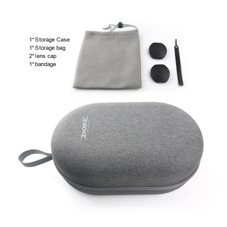 For PS5 VR2  DOBE Portable Multifunctional Storage Bag Lens Protector, DOBE