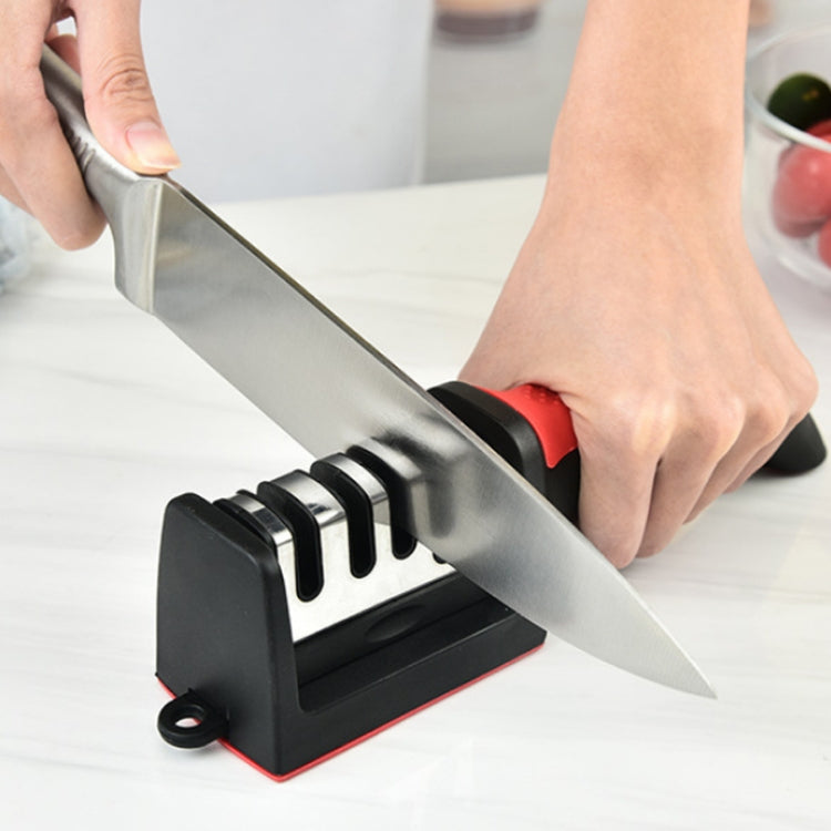 مبرد سكاكين محمول متعدد المراحل قابل للتعليق من LsCook للمطبخ، المواصفات: 3 مراحل، 3 مراحل، 4 مراحل
