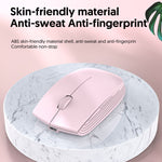 811 3 Keys Laptop Mini Wireless Mouse Portable Optical Mouse, Spec:, Double Model (Pink)